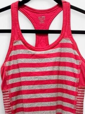 Champion Classic Workout Activewear Racerback Striped Cotton Women’s Medium